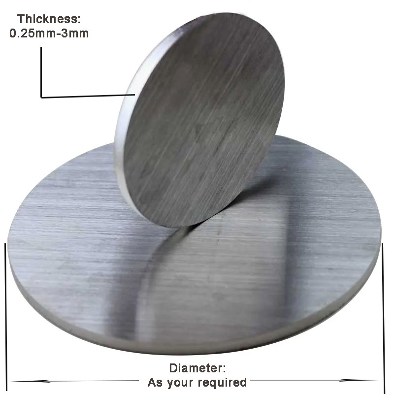 Stainless steel circle plate