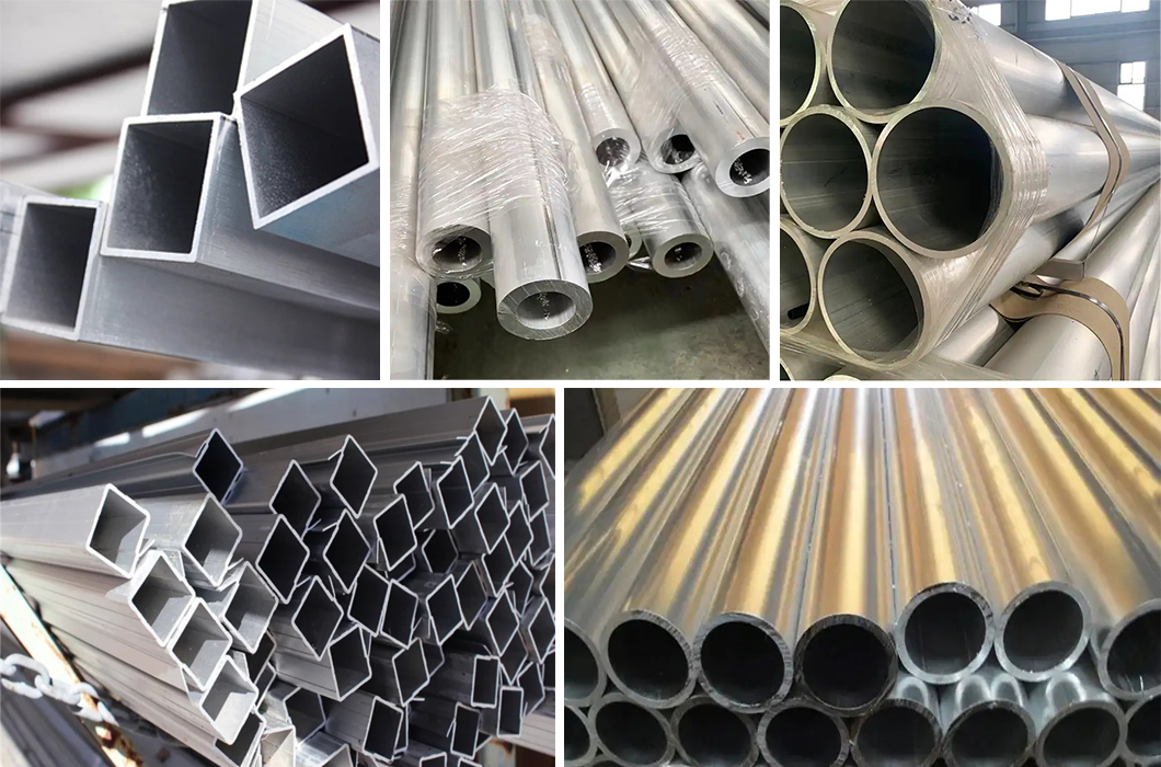 Aluminum round tubes