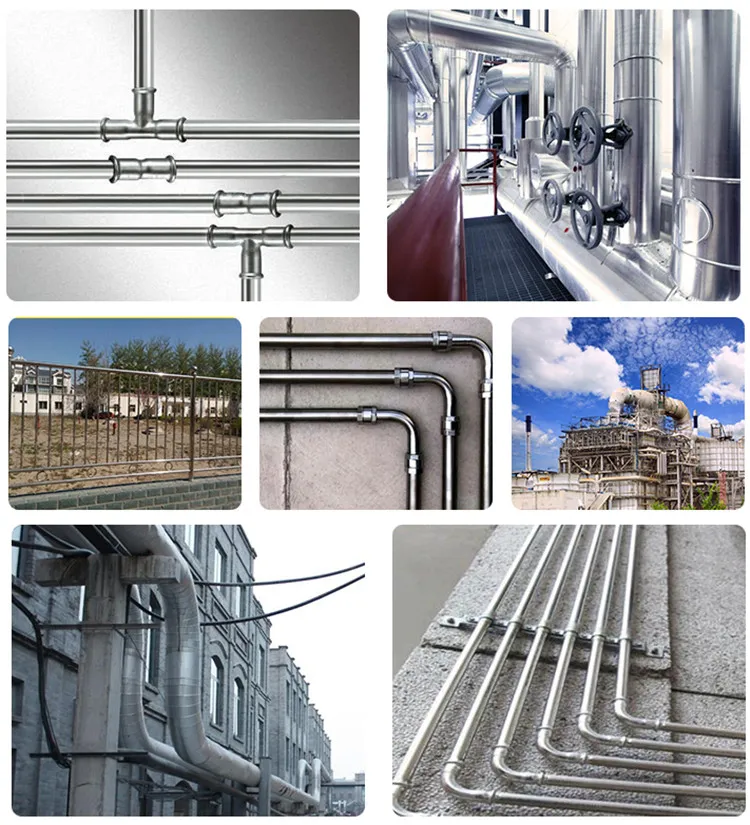 Stainless steel welded pipes