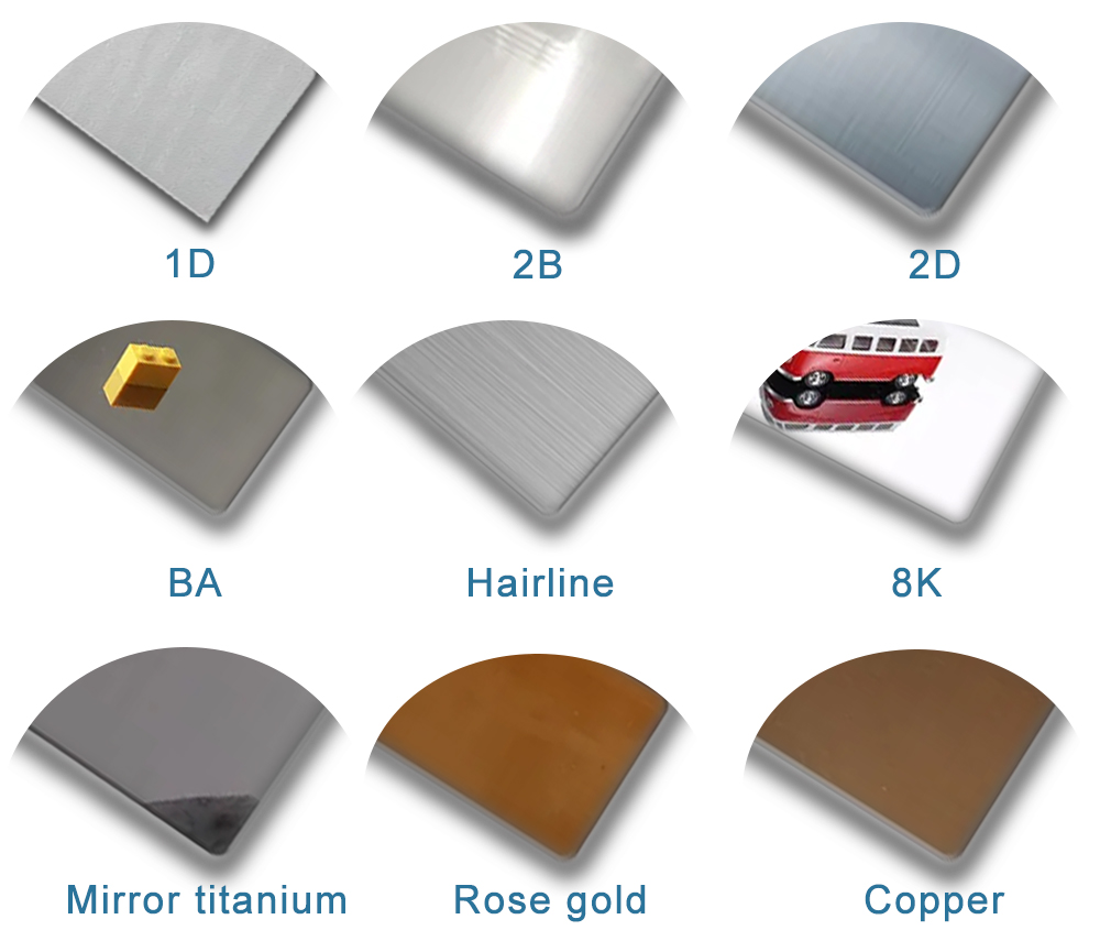 Cold rolled stainless steel sheets