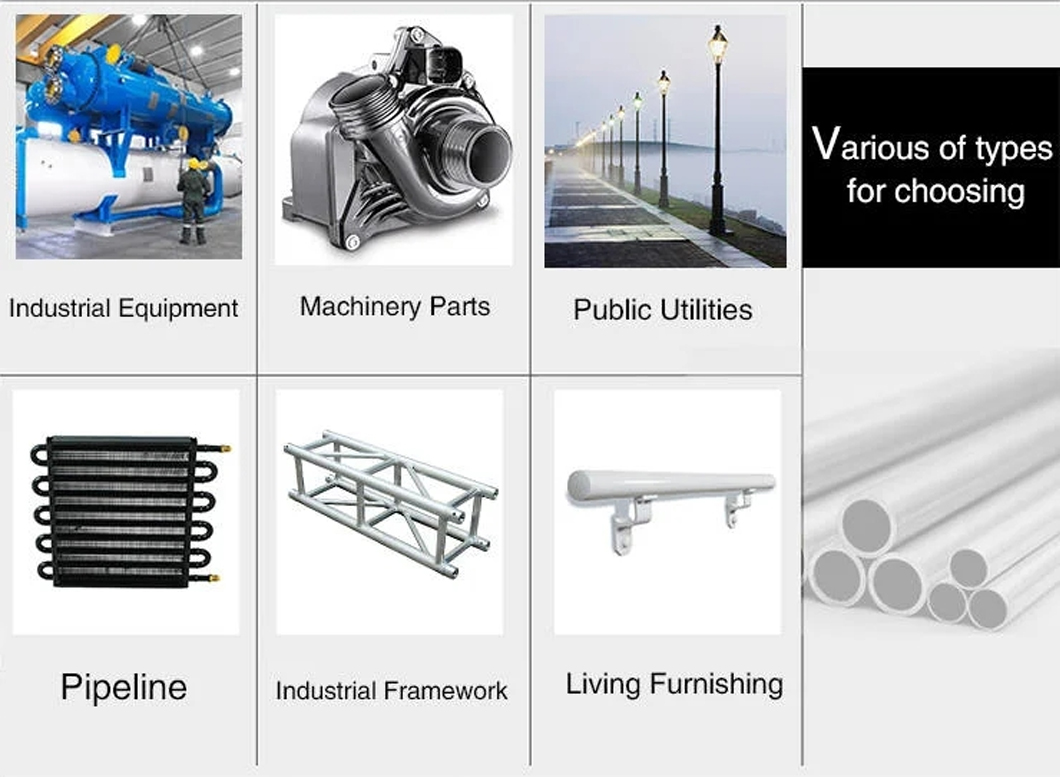 aluminum pipes application